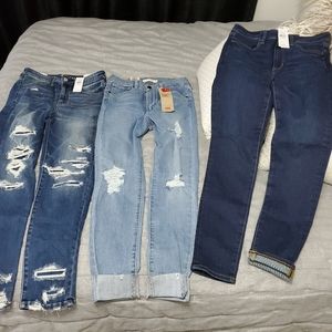 American eagle levis Jean jegging high rise stretc